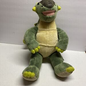 Build a Bear Dino Ankylosaurus Green Dinosaur 18" Plush Stuffed Animal BAB